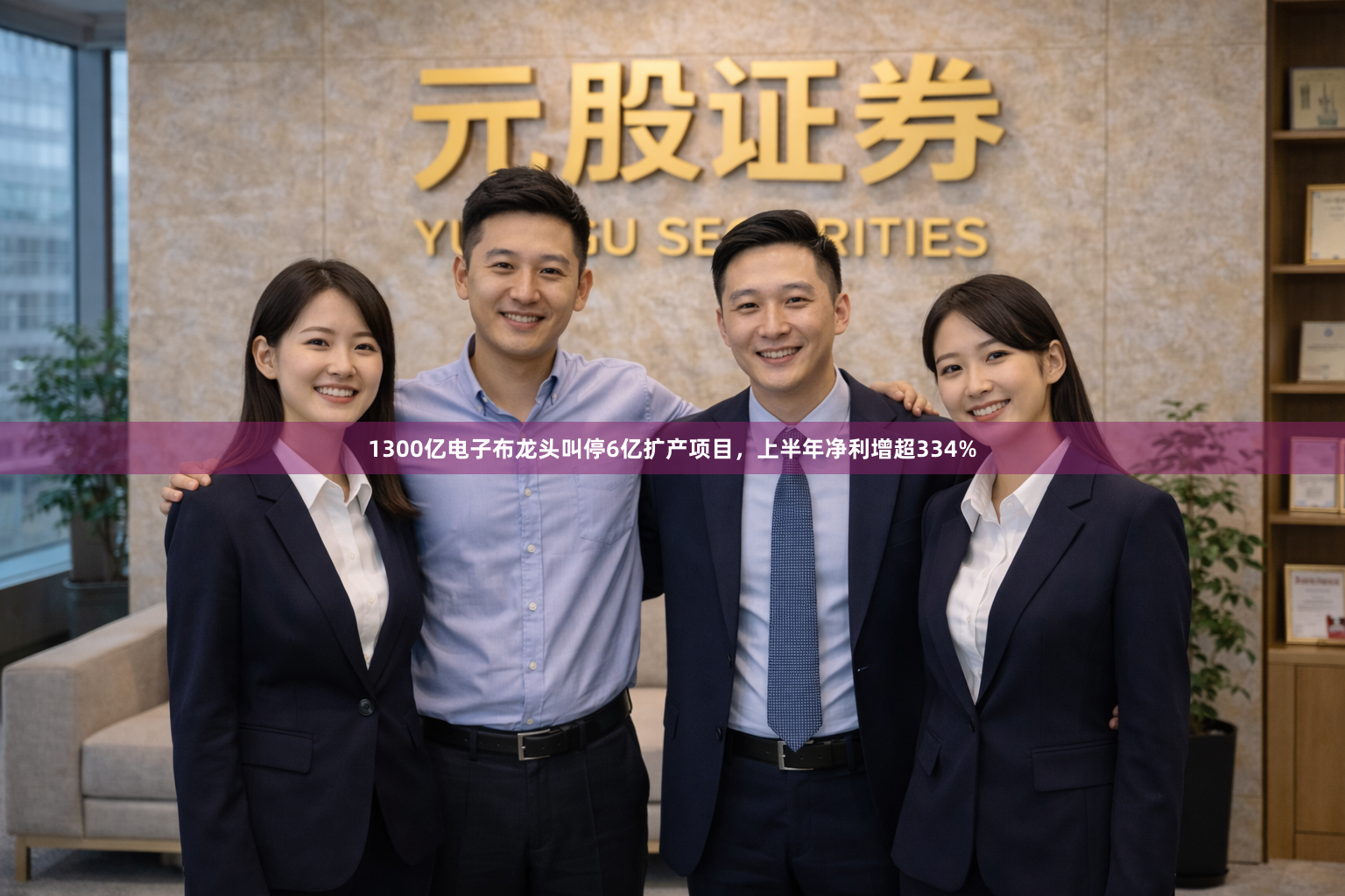 1300亿电子布龙头叫停6亿扩产项目，上半年净利增超334%